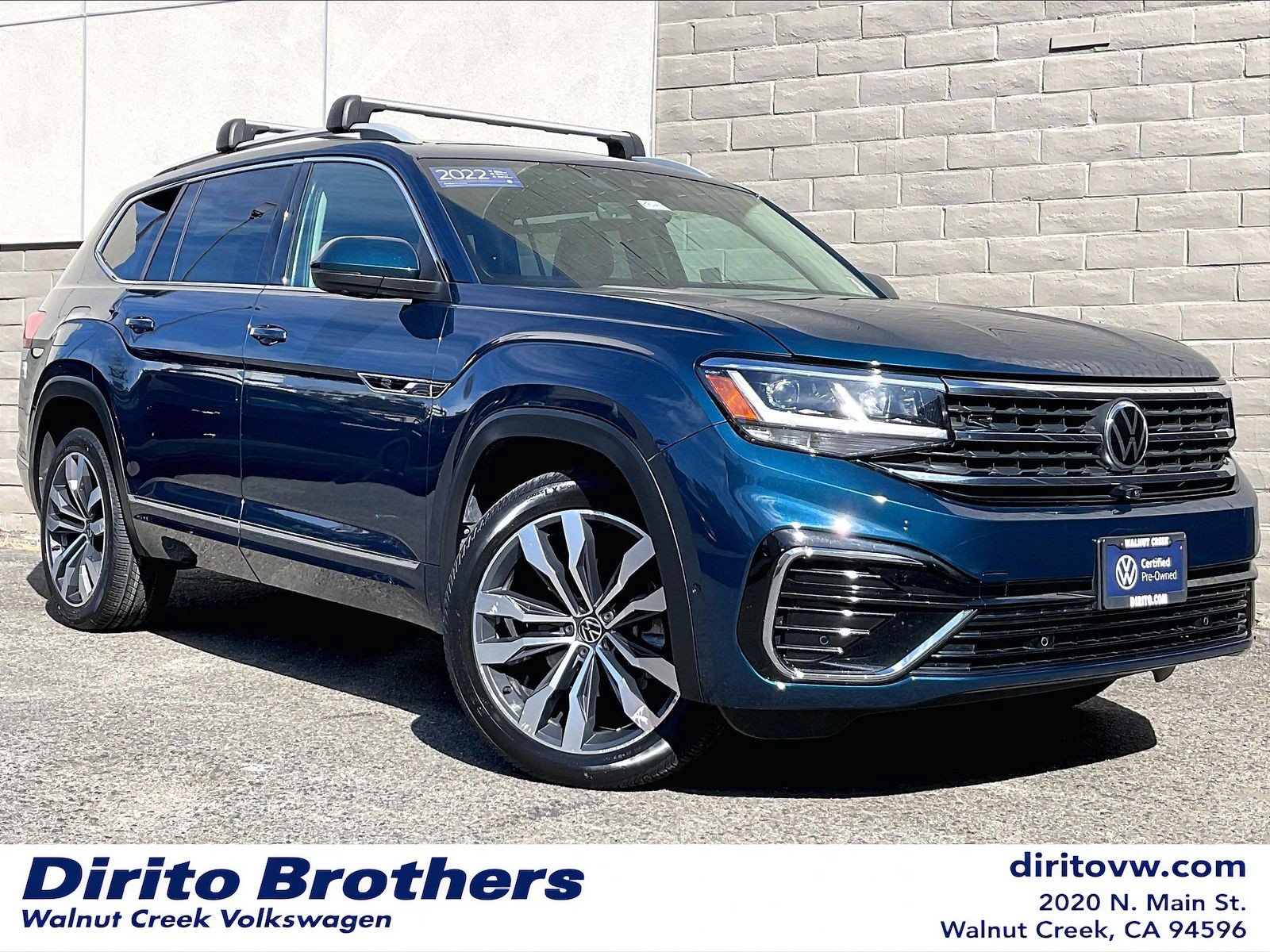 Certified 2022 Volkswagen Atlas SEL Premium AWD/4WD image 1
