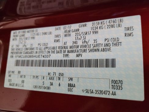 Used 2017 Ford Escape SE w/ Equipment Group 201A FWD image 33