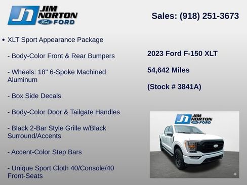 Used 2023 Ford F150 XLT w/ Equipment Group 302A High AWD/4WD image 16