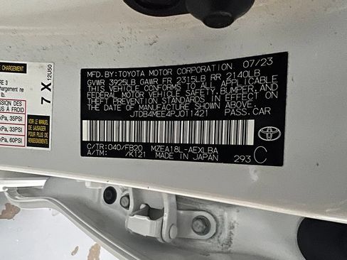 Certified 2023 Toyota Corolla LE w/ Carpet Mat Package (TMS) FWD image 40