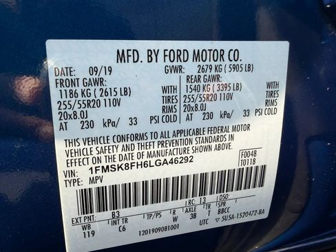Used 2020 Ford Explorer Limited AWD/4WD image 26