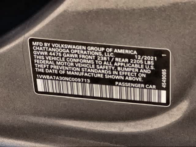 Used 2022 Volkswagen Passat 2.0T FWD image 22