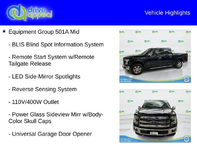 Used 2017 Ford F150 Lariat AWD/4WD image 12
