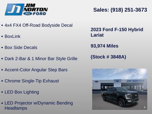 Used 2023 Ford F150 Lariat w/ Equipment Group 502A High AWD/4WD image 42