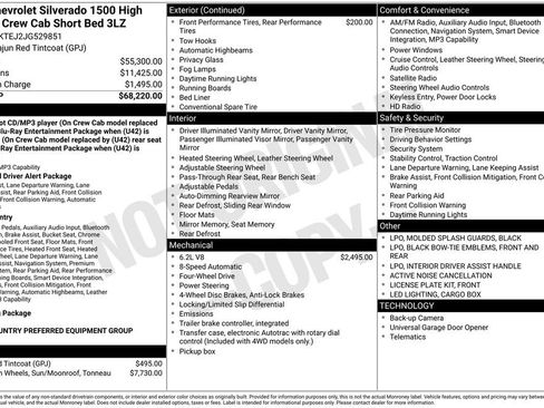 Used 2018 Chevrolet Silverado 1500 High Country image 4