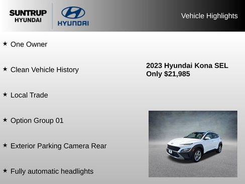 Used 2023 Hyundai Kona SEL AWD/4WD image 8