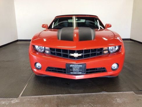 Used 2013 Chevrolet Camaro LT w/ Black Rally Stripe Package RWD image 2