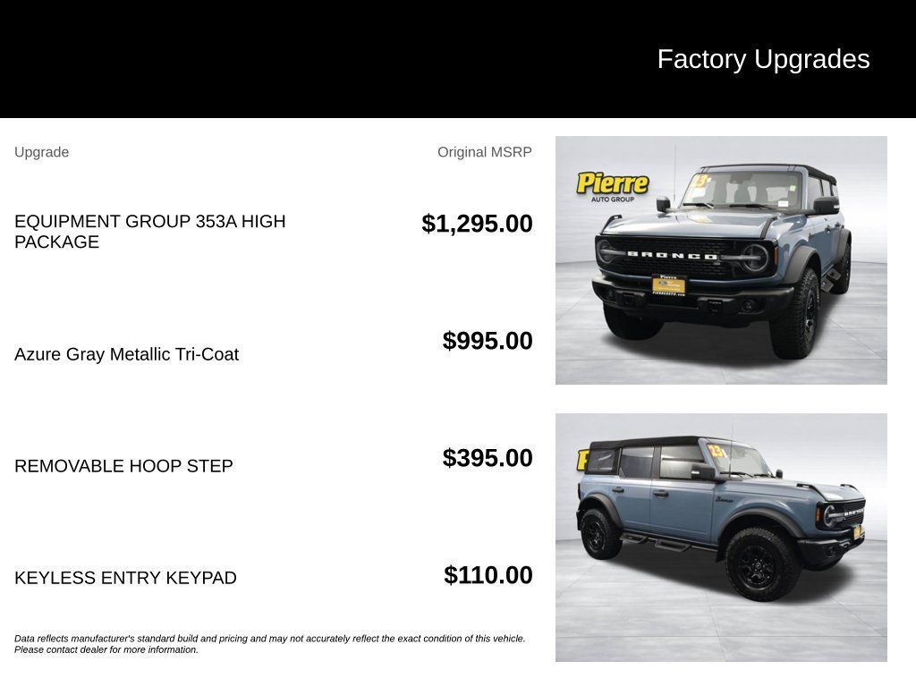 Used 2023 Ford Bronco Wildtrak AWD/4WD image 13