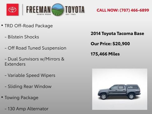 Used 2014 Toyota Tacoma 4x4 Double Cab w/ TRD Off-Road Package image 9