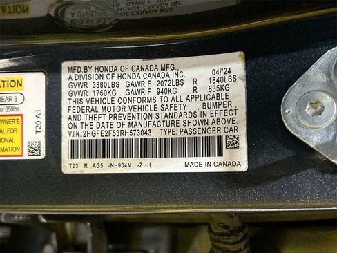 Used 2024 Honda Civic Sport image 30