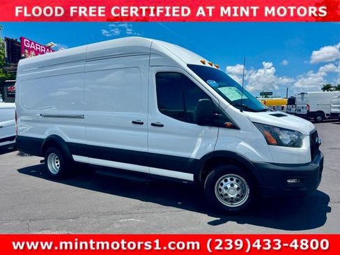 Used 2023 Ford Transit 350 148 High Roof Extended DRW RWD image 2