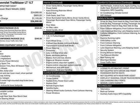 Used 2022 Chevrolet TrailBlazer LT w/ Convenience Package FWD image 2