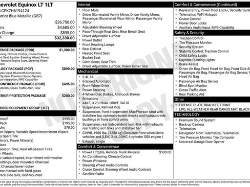 Used 2017 Chevrolet Equinox LT w/ Convenience Package FWD image 10