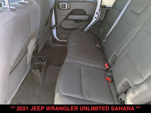 Used 2021 Jeep Wrangler Unlimited Sahara w/ Uconnect 4C Nav & Sound Group image 3