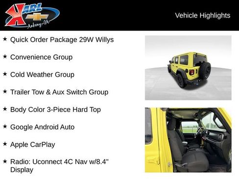 Used 2023 Jeep Wrangler Unlimited w/ Cold Weather Group AWD/4WD image 2