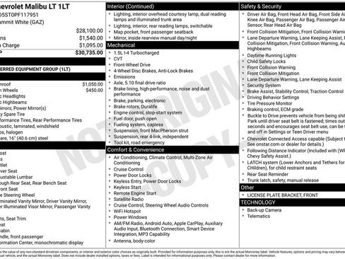 Used 2023 Chevrolet Malibu LT image 3