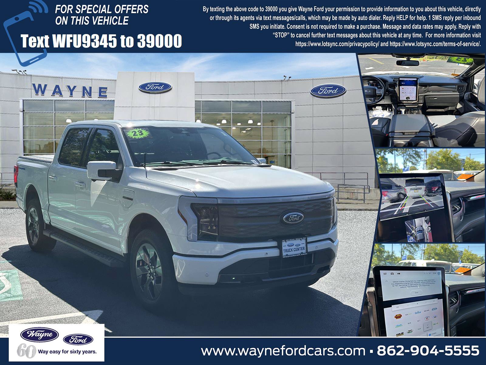 Used 2023 Ford F150 Lightning Lariat w/ Equipment Group 511A High AWD/4WD image 1