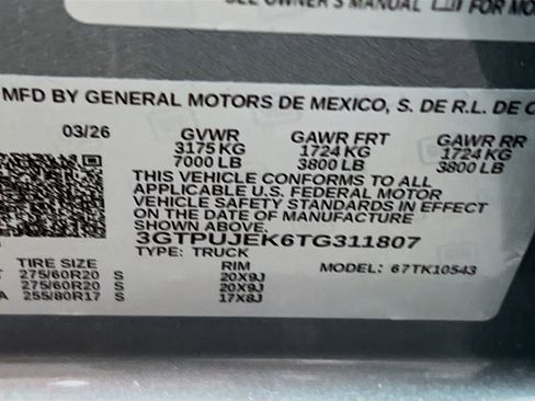 New 2026 GMC Sierra 1500 Elevation AWD/4WD image 23