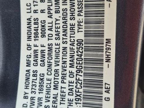Used 2016 Honda Civic EX image 15