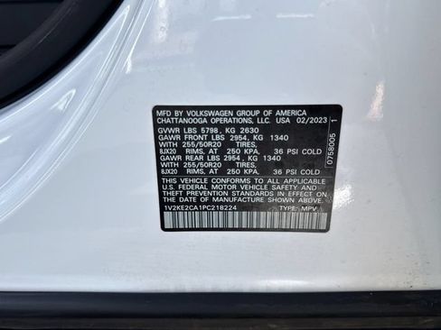 Used 2023 Volkswagen Atlas Cross Sport SE w/ Panoramic Sunroof Package AWD/4WD image 31