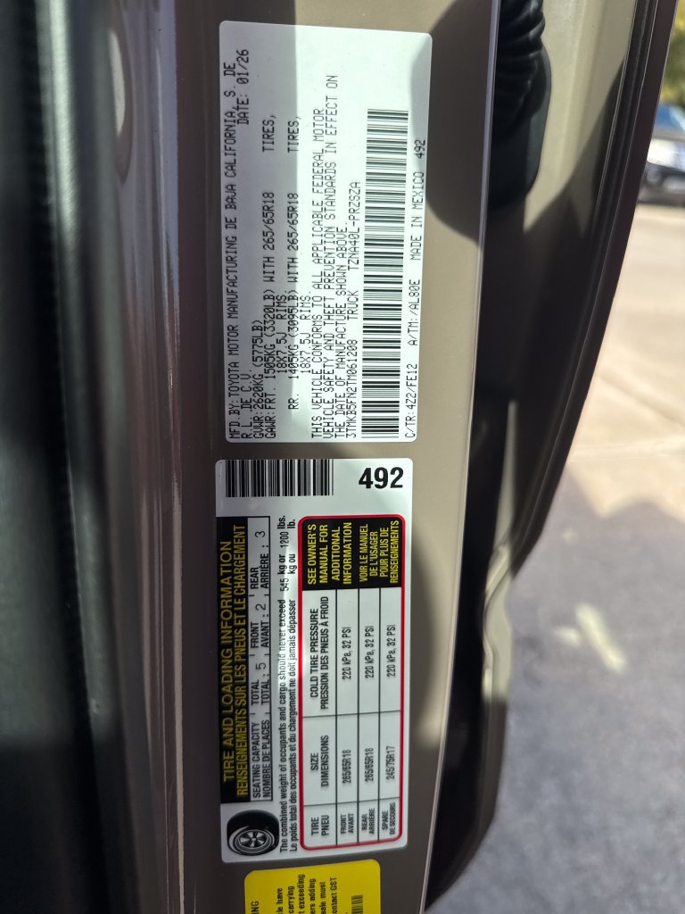 Certified 2026 Toyota Tacoma TRD Sport RWD image 35