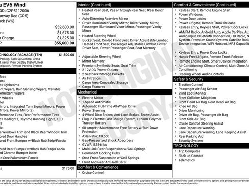 Used 2023 Kia EV6 Wind w/ Wind Technology Package image 17