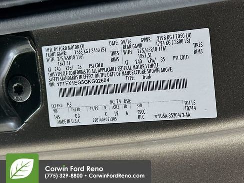 Used 2016 Ford F150 XLT w/ Equipment Group 302A Luxury AWD/4WD image 30
