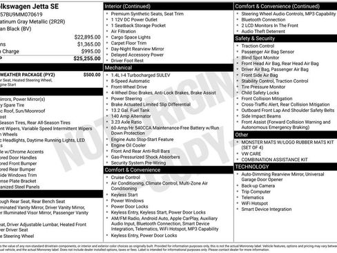 Used 2021 Volkswagen Jetta SE w/ SE Cold Weather Package image 17