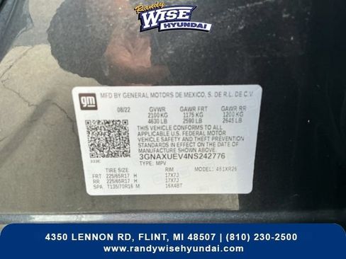Used 2022 Chevrolet Equinox LT AWD/4WD image 27