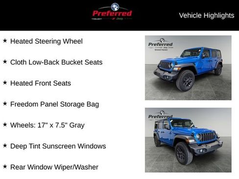 New 2025 Jeep Wrangler Sport S image 13