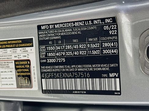Used 2022 Mercedes-Benz GLS 450 4MATIC w/ AMG Line Exterior image 34