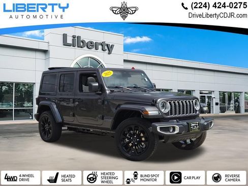 Certified 2025 Jeep Wrangler Unlimited Sahara w/ Safety Group AWD/4WD image 1