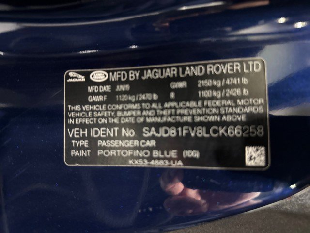 Used 2020 Jaguar F-TYPE R-Dynamic AWD/4WD image 77