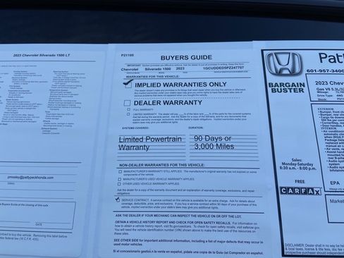 Used 2023 Chevrolet Silverado 1500 LT w/ Protection Package AWD/4WD image 6
