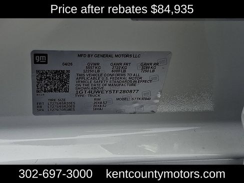 New 2026 GMC Sierra 3500 Denali w/ Denali Reserve Package AWD/4WD image 24