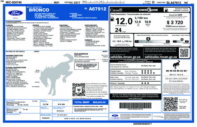 Used 2025 Ford Bronco Big Bend AWD/4WD image 10