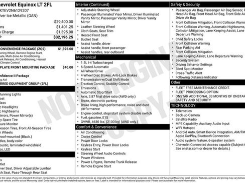 Used 2022 Chevrolet Equinox LT w/ Driver Convenience Package AWD/4WD image 28