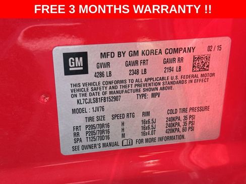 Used 2015 Chevrolet Trax LT FWD image 23