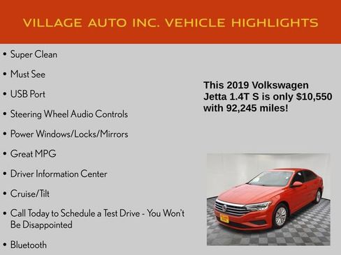 Used 2019 Volkswagen Jetta S w/ Driver Assistance Package image 7