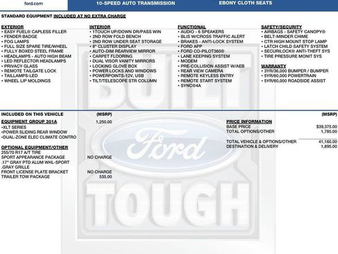 New 2026 Ford Ranger XLT w/ Equipment Group 301A High AWD/4WD image 2