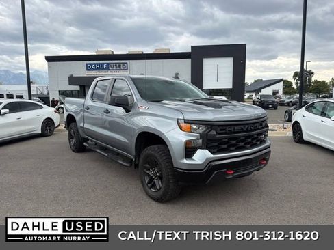 Used 2025 Chevrolet Silverado 1500 Custom Trail Boss w/ LPO, Dark Essentials Package AWD/4WD image 1