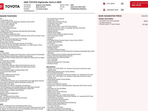 Used 2020 Toyota Highlander XLE image 11