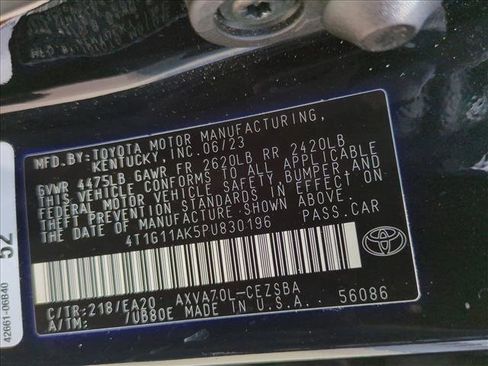 Certified 2023 Toyota Camry SE FWD image 15
