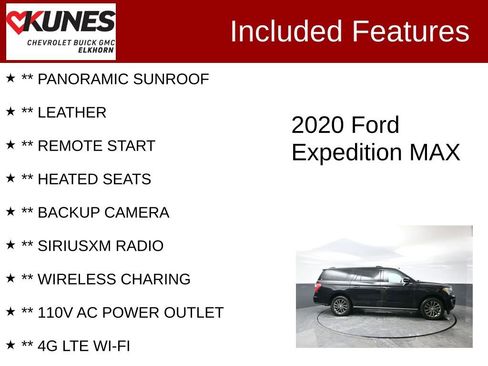 Used 2020 Ford Expedition Max Limited image 2