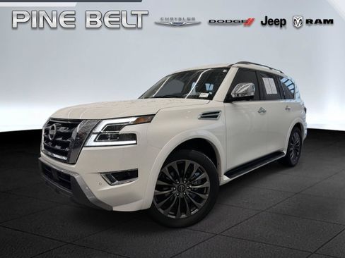Used 2024 Nissan Armada Platinum w/ Captain's Chairs Package AWD/4WD image 1