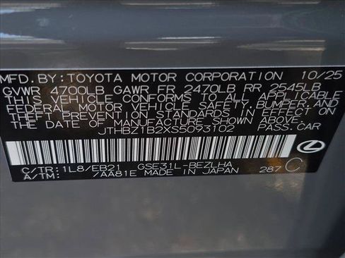 Certified 2025 Lexus IS 350 F Sport RWD image 22