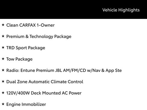 Used 2017 Toyota Tacoma TRD Sport w/ Premium & Technology Package AWD/4WD image 5