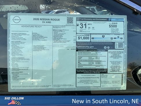 New 2026 Nissan Rogue SV w/ SV Premium Package image 13