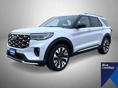 Certified 2025 Ford Explorer Platinum w/ LUX Leather Package AWD/4WD image 1