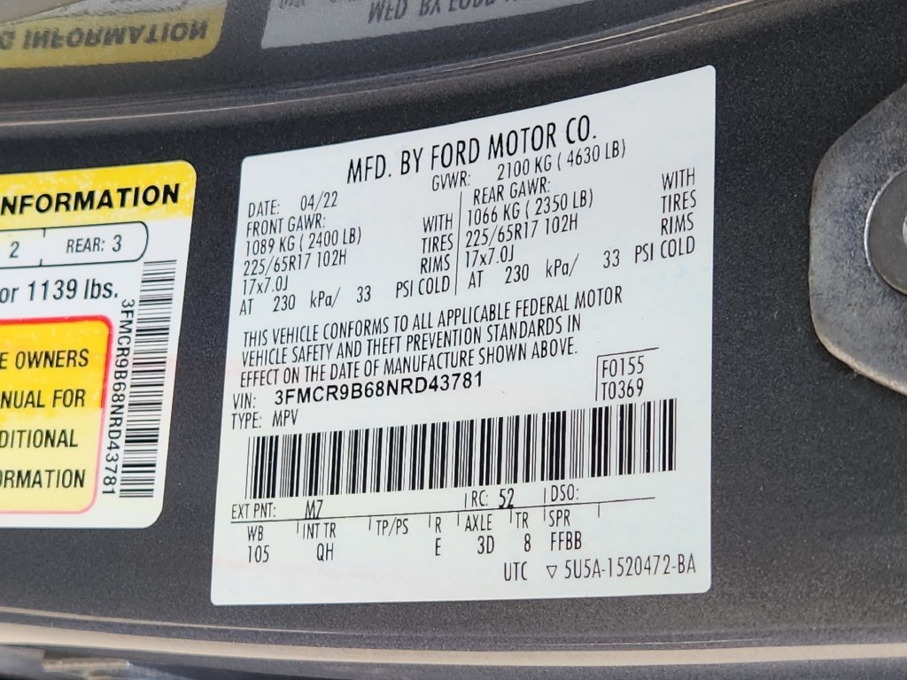 Used 2022 Ford Bronco Sport Big Bend AWD/4WD image 33